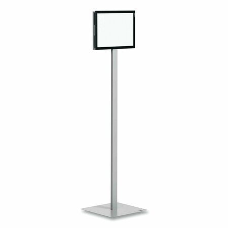 Durable Office Products Info Stand Basic Floor Stand, 51.57in Tall, Black Stand, 8.5 x 11 Face 501057